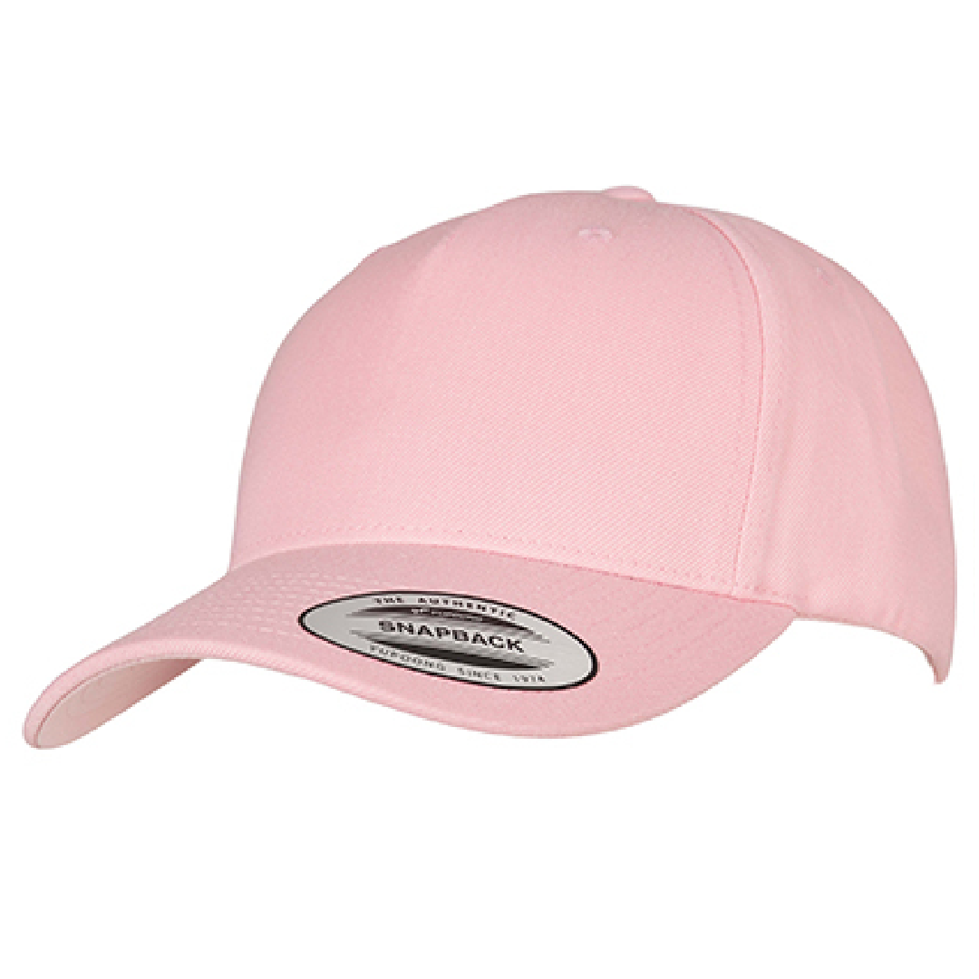 YP Classics 5-Panel Premium Curved Visor Snapback Cap