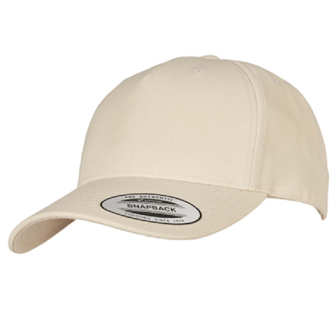 YP Classics 5-Panel Premium Curved Visor Snapback Cap