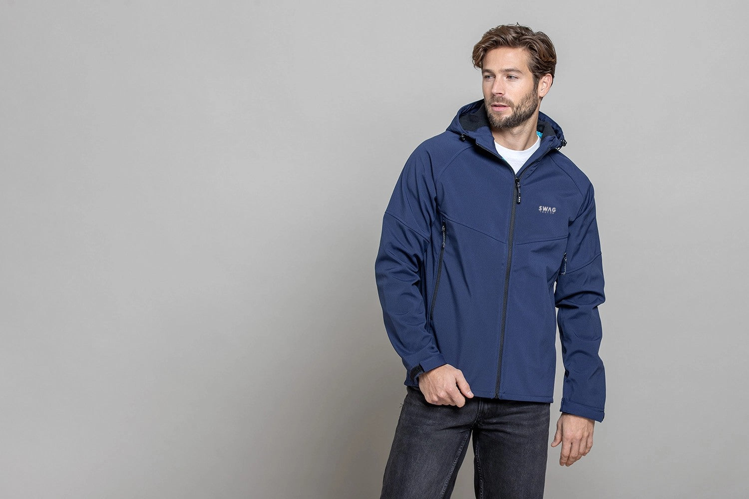Coltan men's GRS recycled softshell jacket