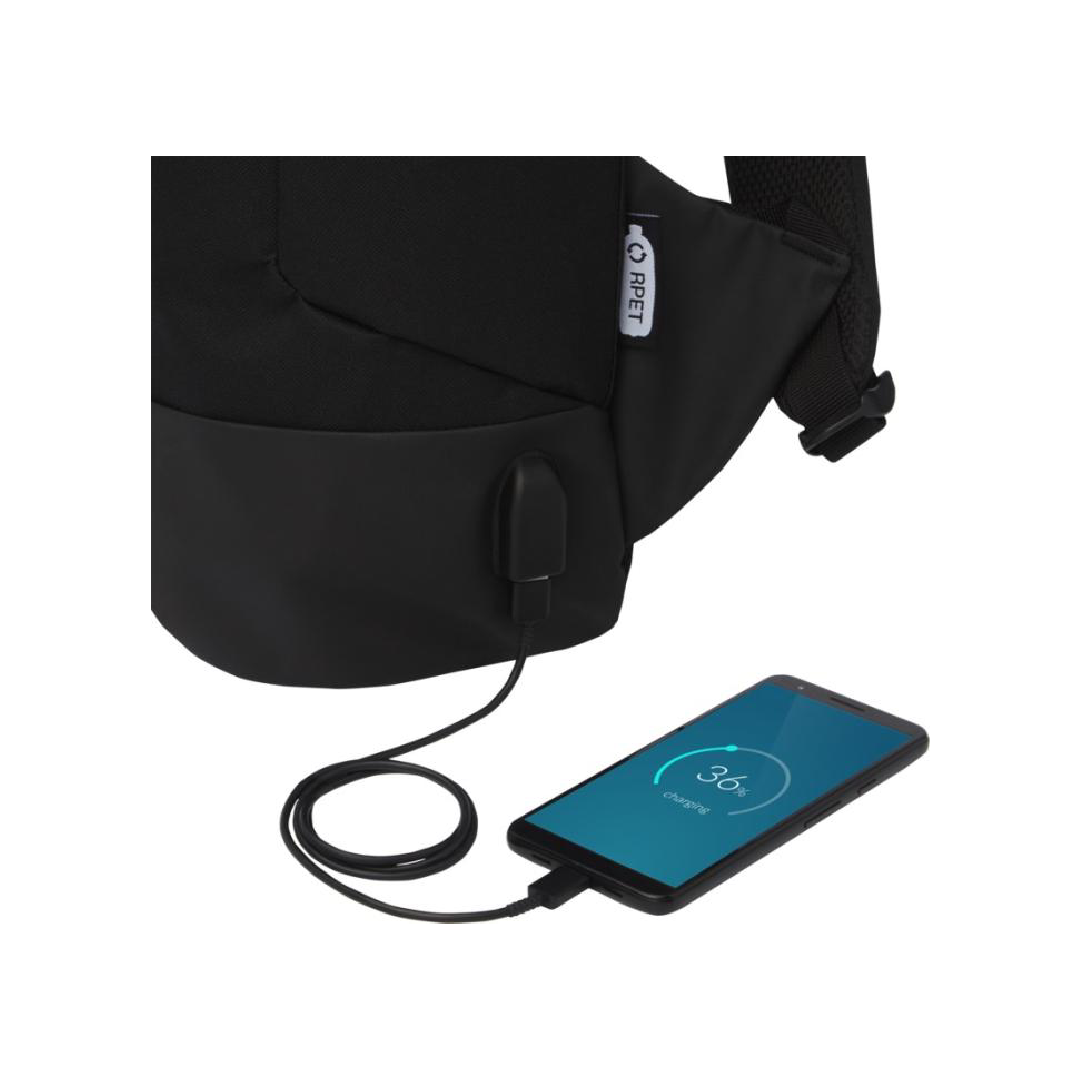 Cover GRS RPET anti-theft backpack 18L