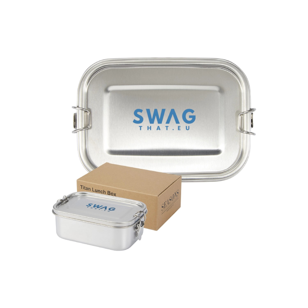 Recyklovaný nerezový obědový box z titanu