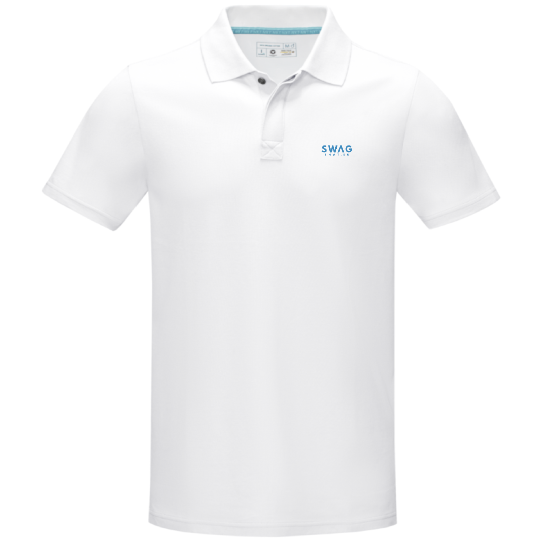 Graphite short sleeve men's GOTS organic polo