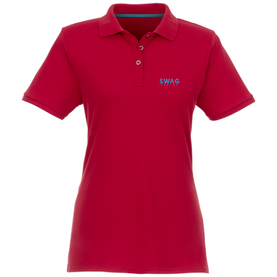 Beryl short sleeve women's GOTS organic recycled polo