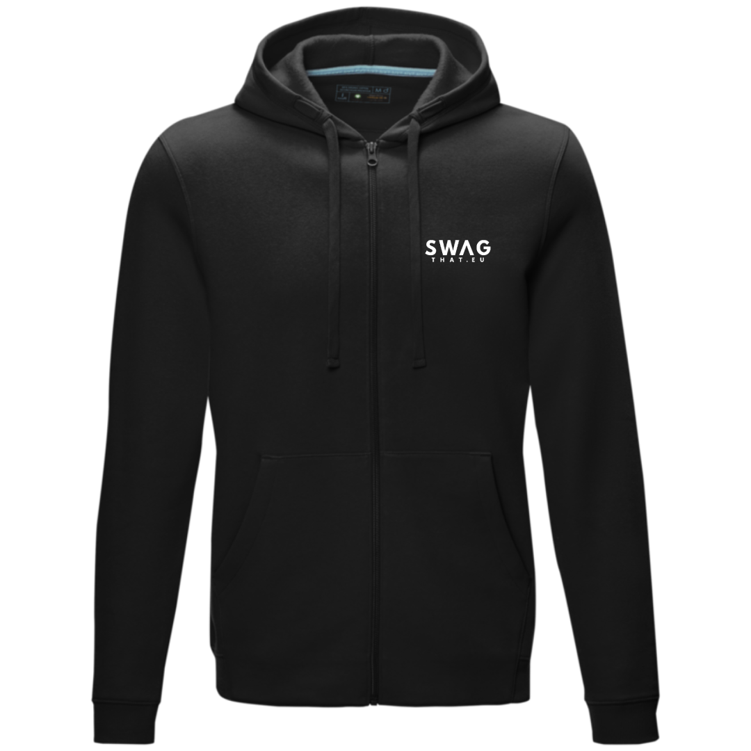 Ruby men's GOTS organic recycled full zip hoodie