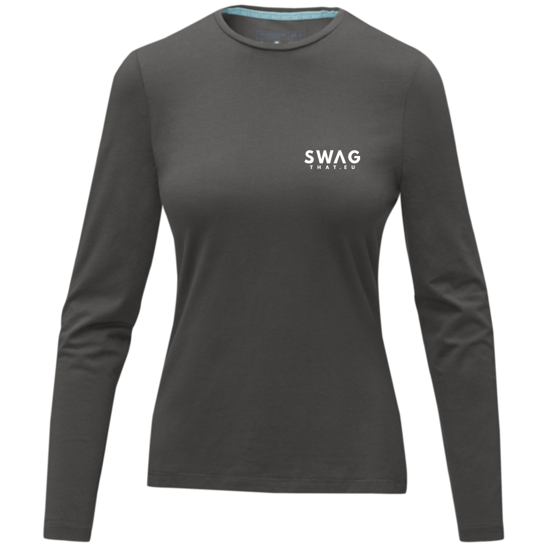 Ponoka long sleeve women's GOTS organic t-shirt