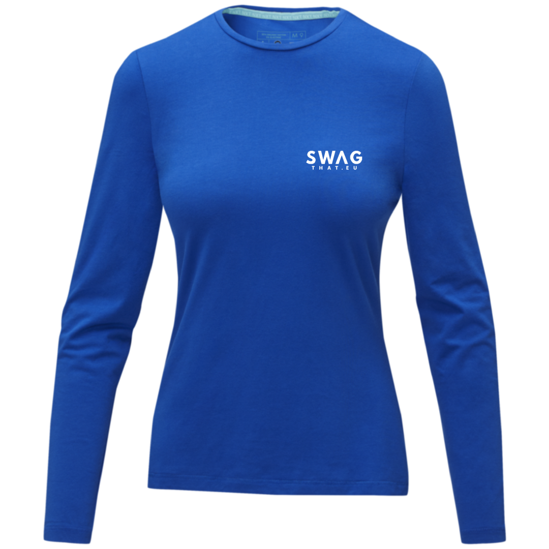 Ponoka long sleeve women's GOTS organic t-shirt