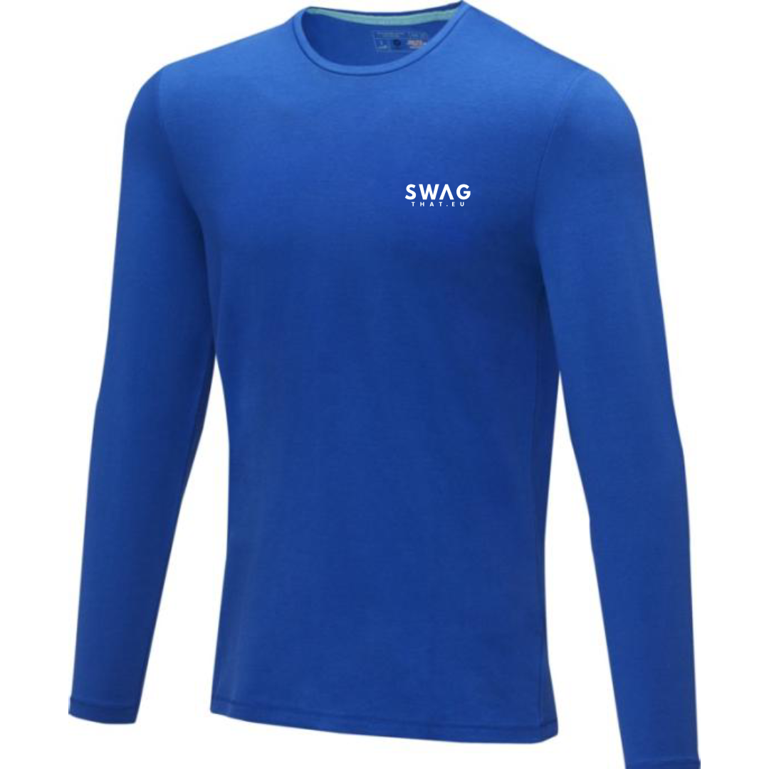 Ponoka long sleeve men's GOTS organic t-shirt