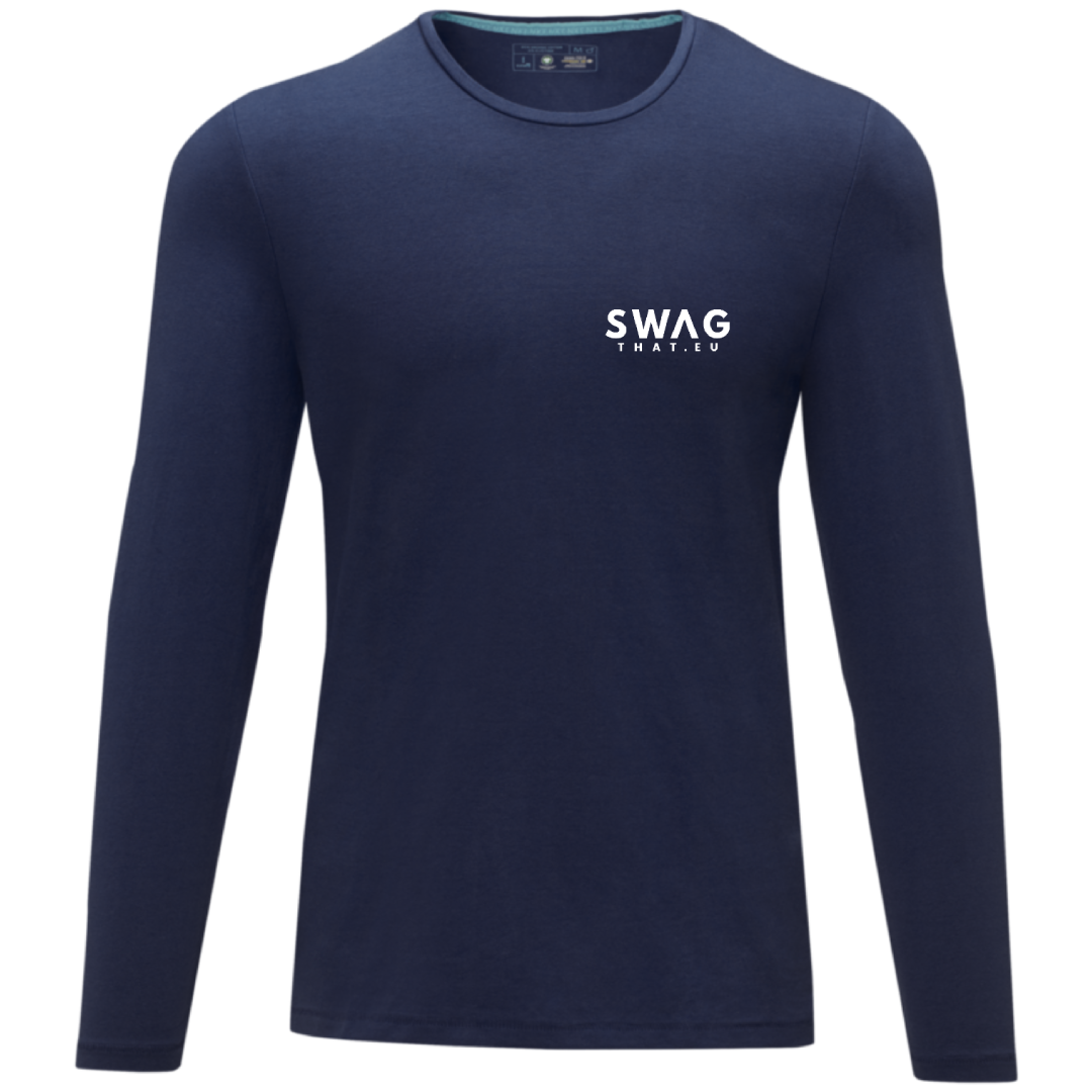 Ponoka long sleeve men's GOTS organic t-shirt