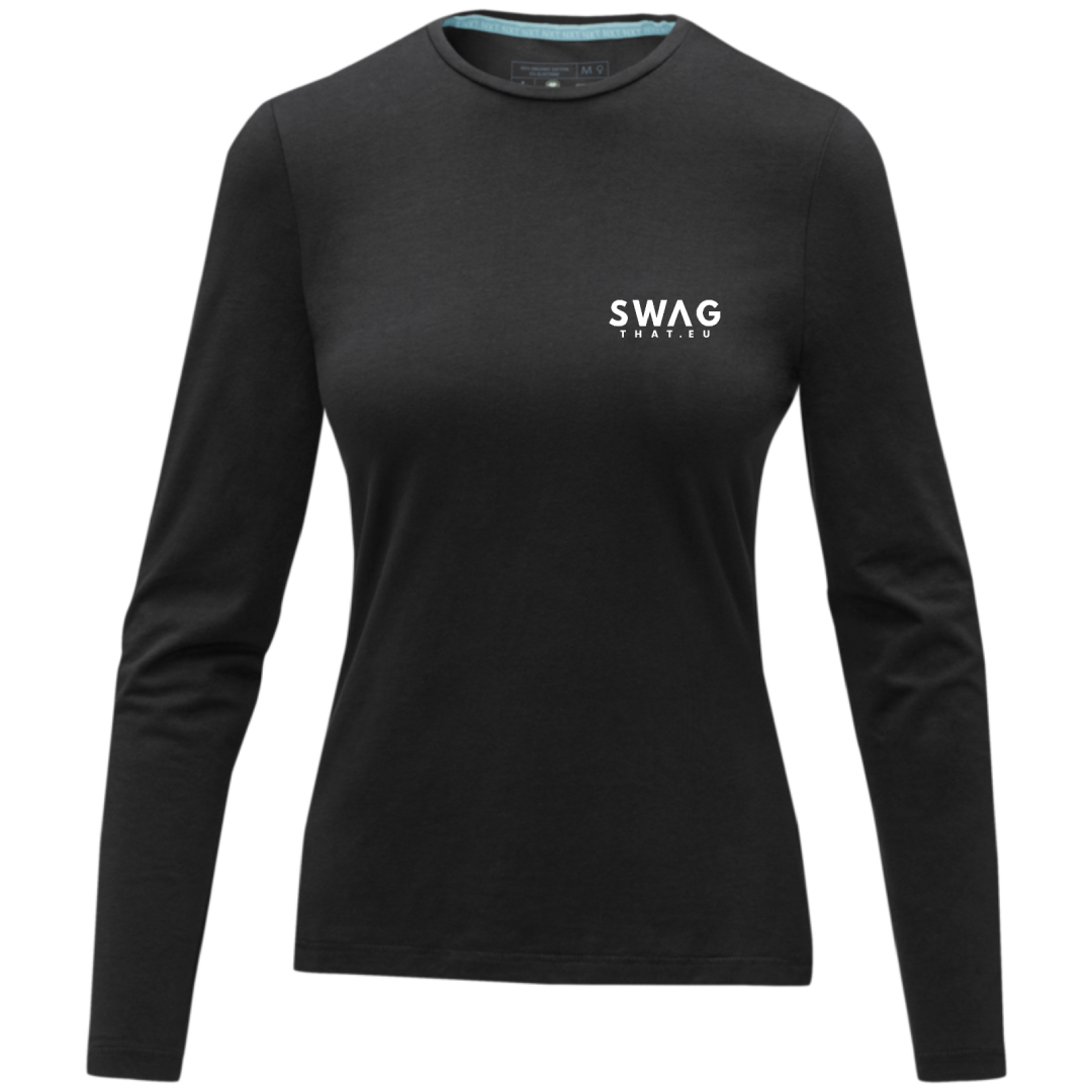 Ponoka long sleeve women's GOTS organic t-shirt