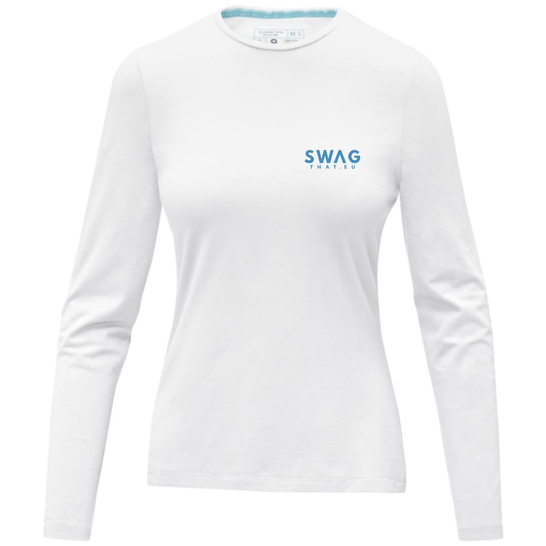 Ponoka long sleeve women's GOTS organic t-shirt