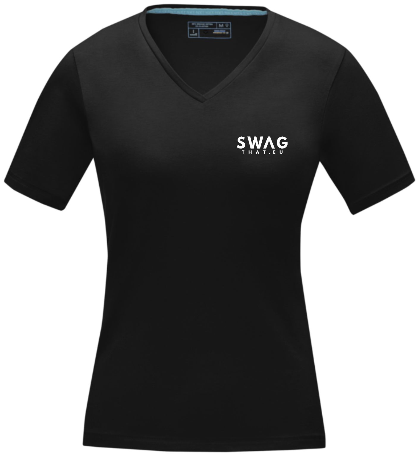 Kawartha short sleeve women's GOTS organic V-neck t-shirt