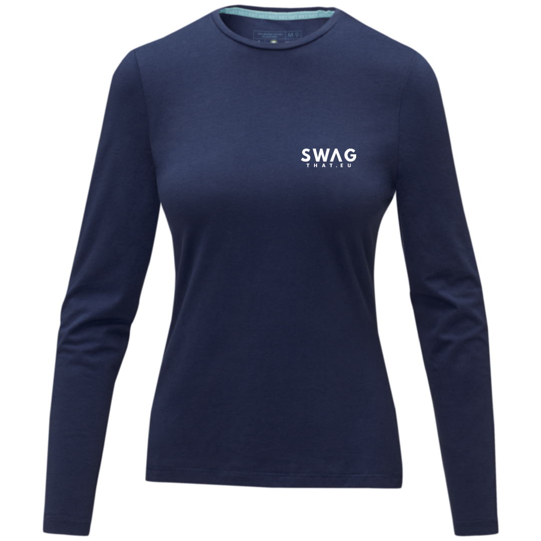 Ponoka long sleeve women's GOTS organic t-shirt