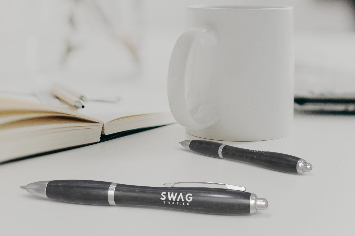 Nash wheat straw chrome tip ballpoint pen