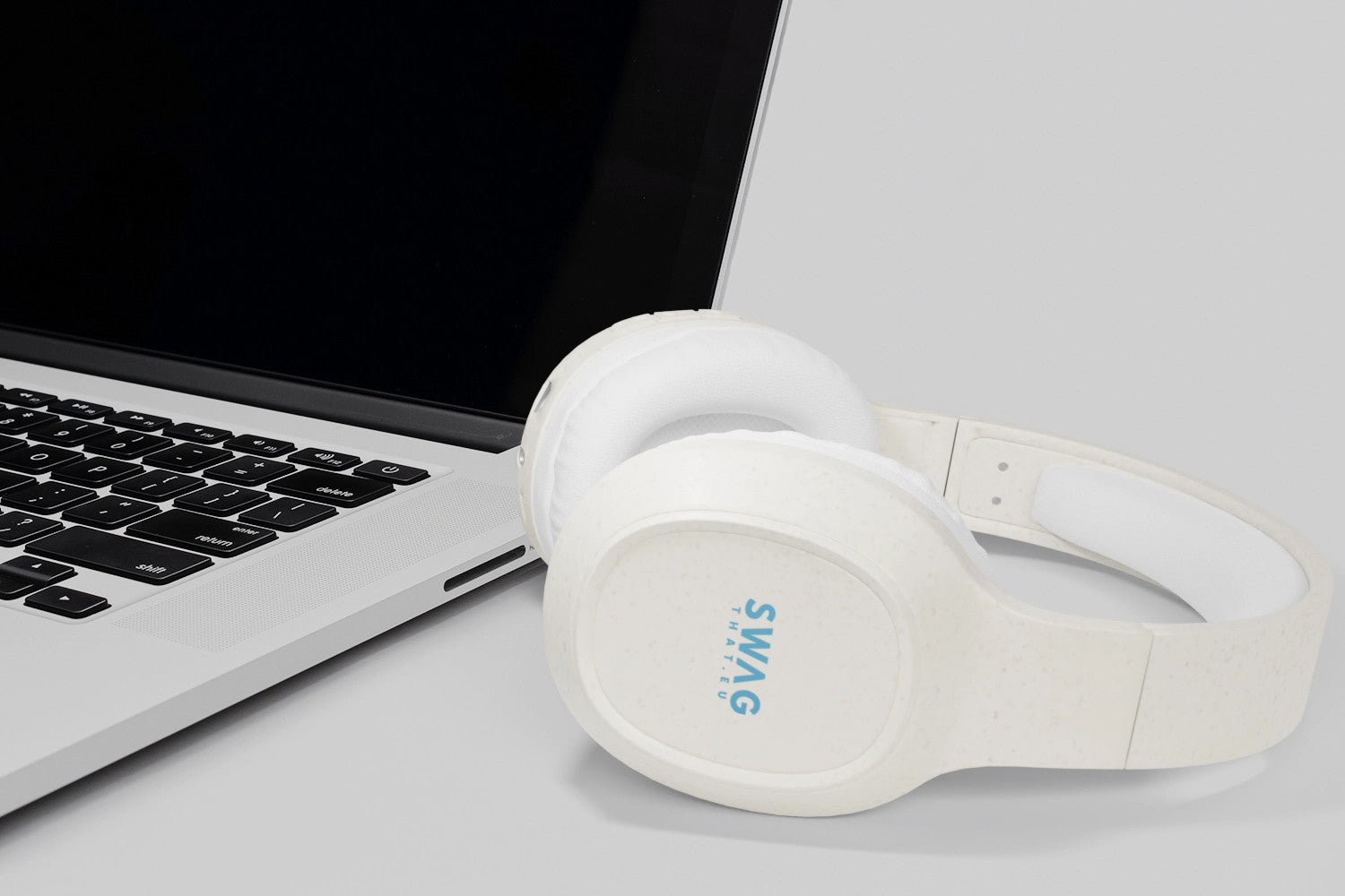 Bluetooth® sluchátka z pšeničné slámy Riff s mikrofonem