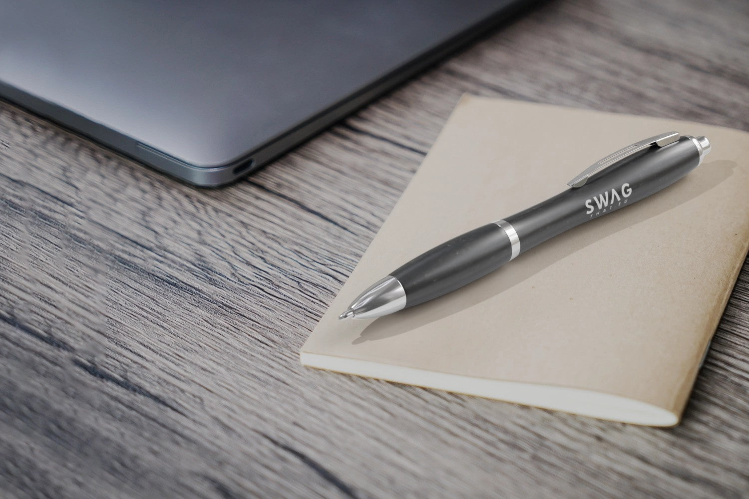Nash wheat straw chrome tip ballpoint pen