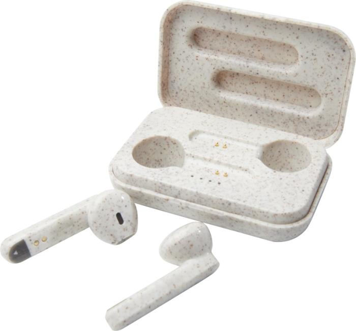 Bezdrátová sluchátka Nantai z pšeničné slámy True Wireless