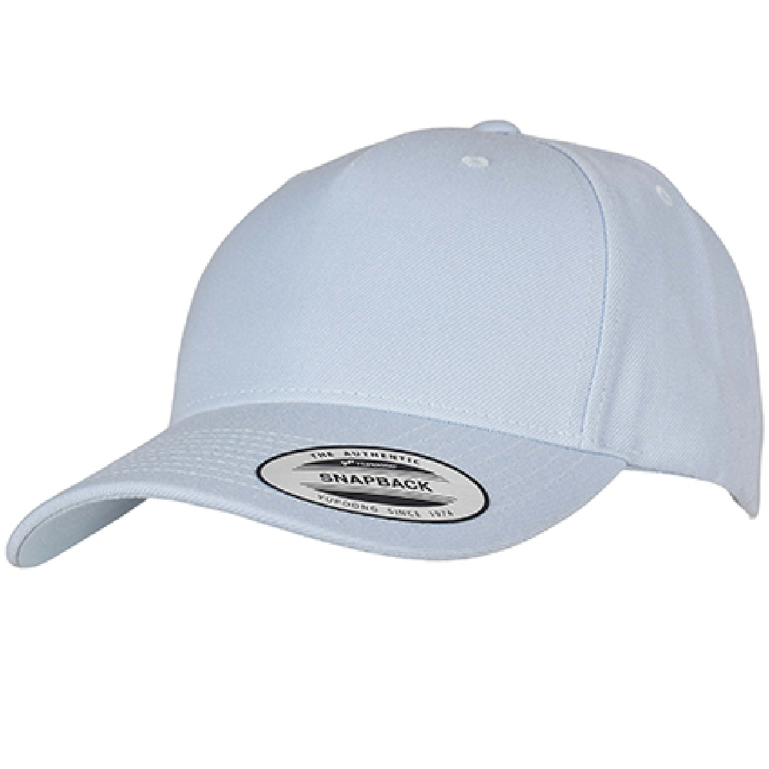YP Classics 5-Panel Premium Curved Visor Snapback Cap
