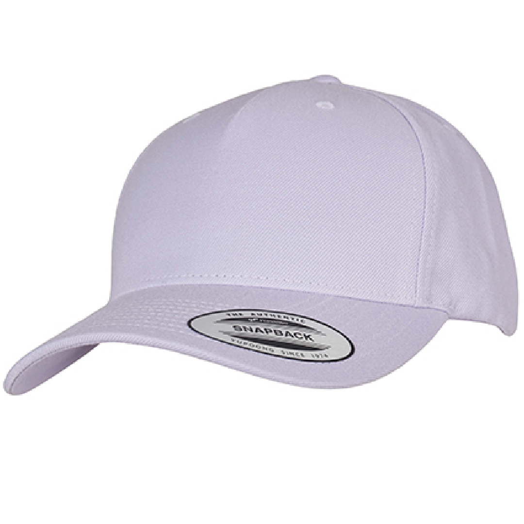 YP Classics 5-Panel Premium Curved Visor Snapback Cap