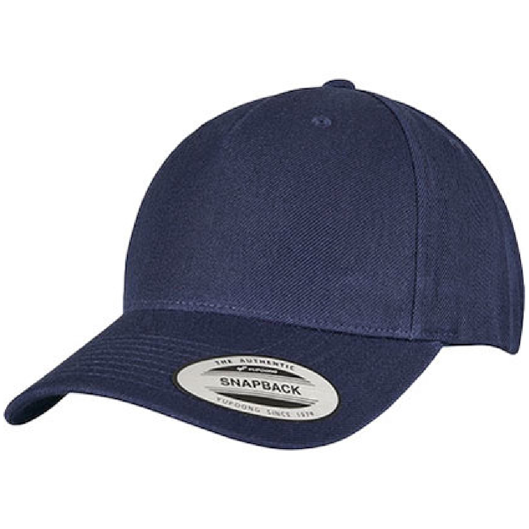 YP Classics 5-Panel Premium Curved Visor Snapback Cap