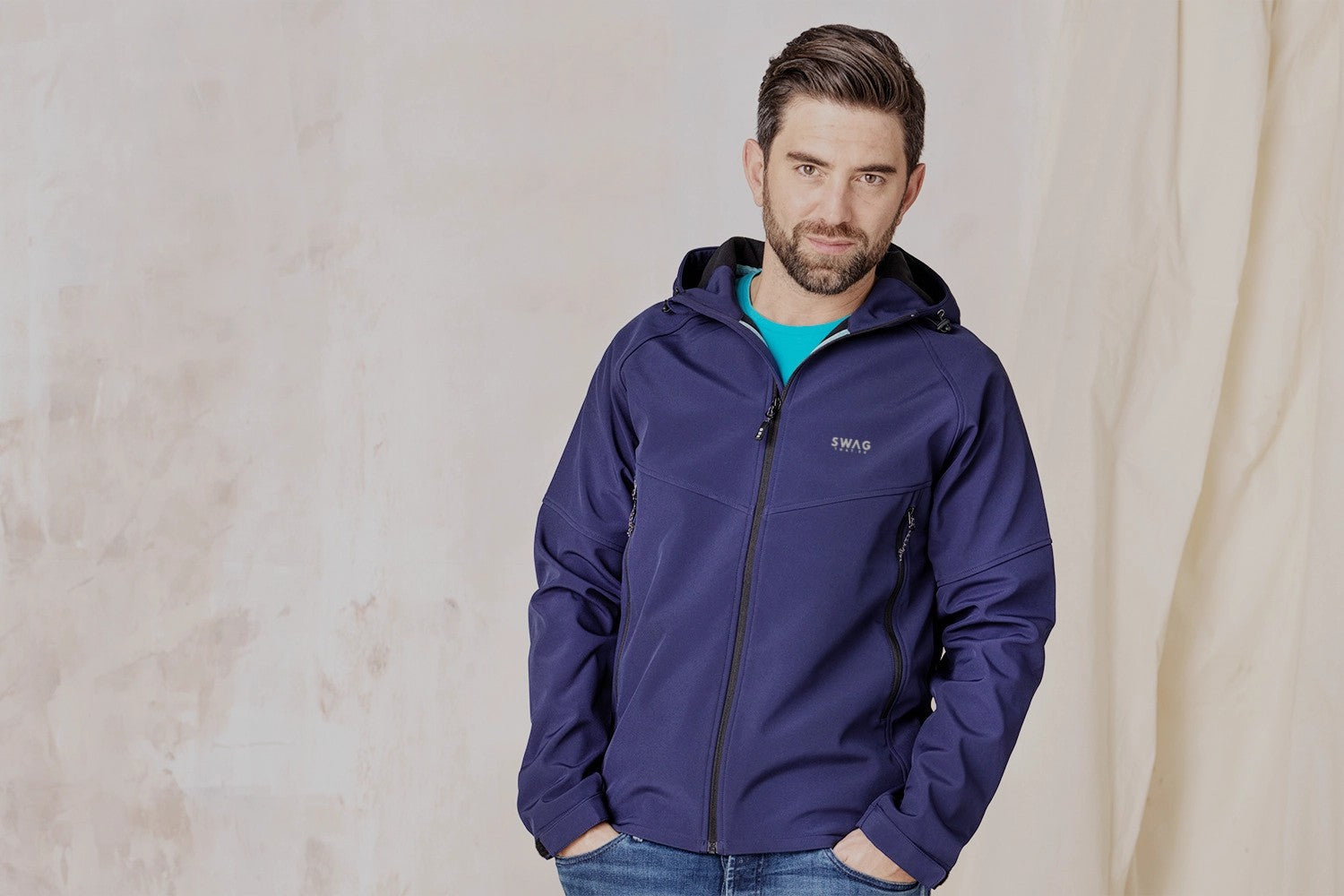 Coltan men's GRS recycled softshell jacket
