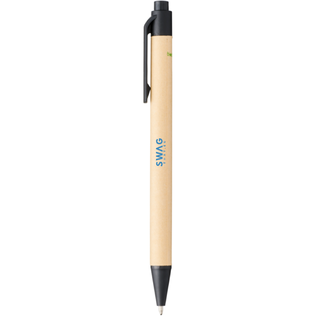 Berk recycled carton and corn plastic ballpoint pen