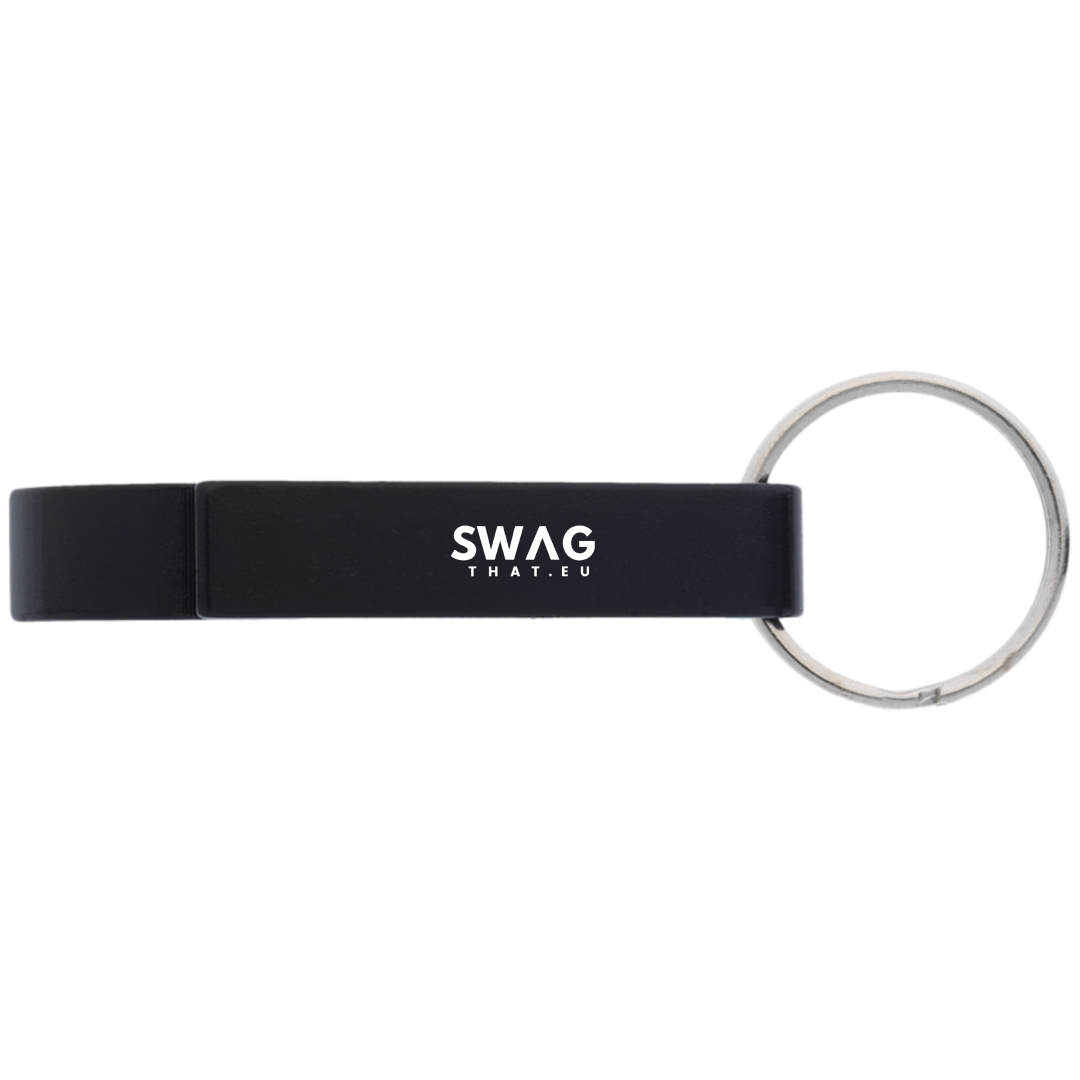 Tao RCS recycled aluminium bottle and can opener with keychain
