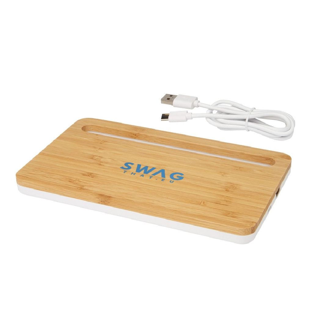 Medake 10W bamboo wireless charger