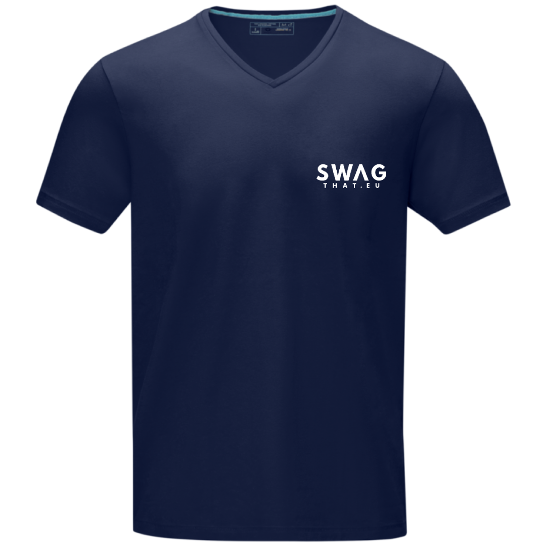Kawartha short sleeve men's GOTS organic V-neck t-shirt
