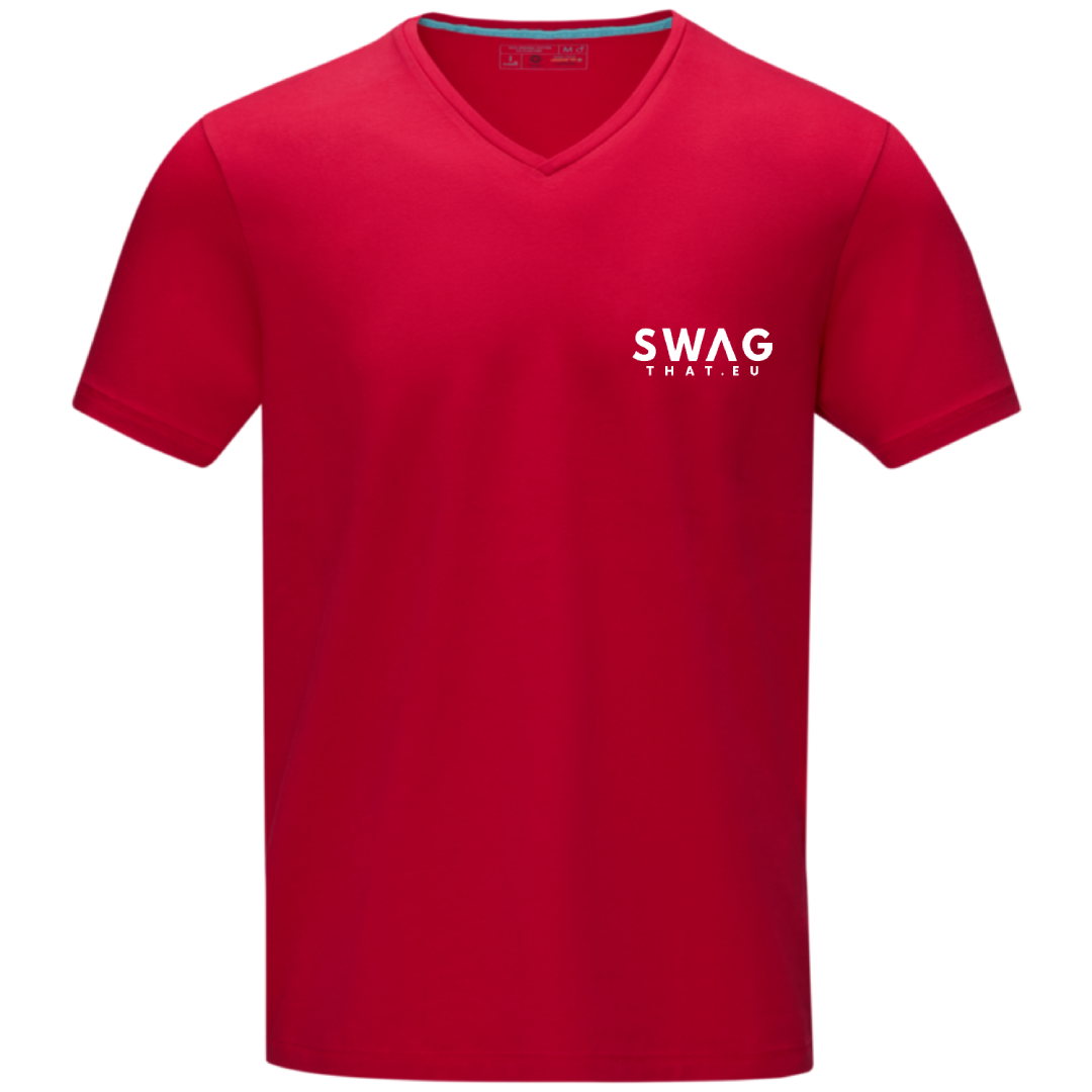 Kawartha short sleeve men's GOTS organic V-neck t-shirt