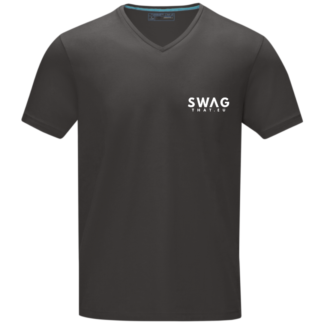 Kawartha short sleeve men's GOTS organic V-neck t-shirt
