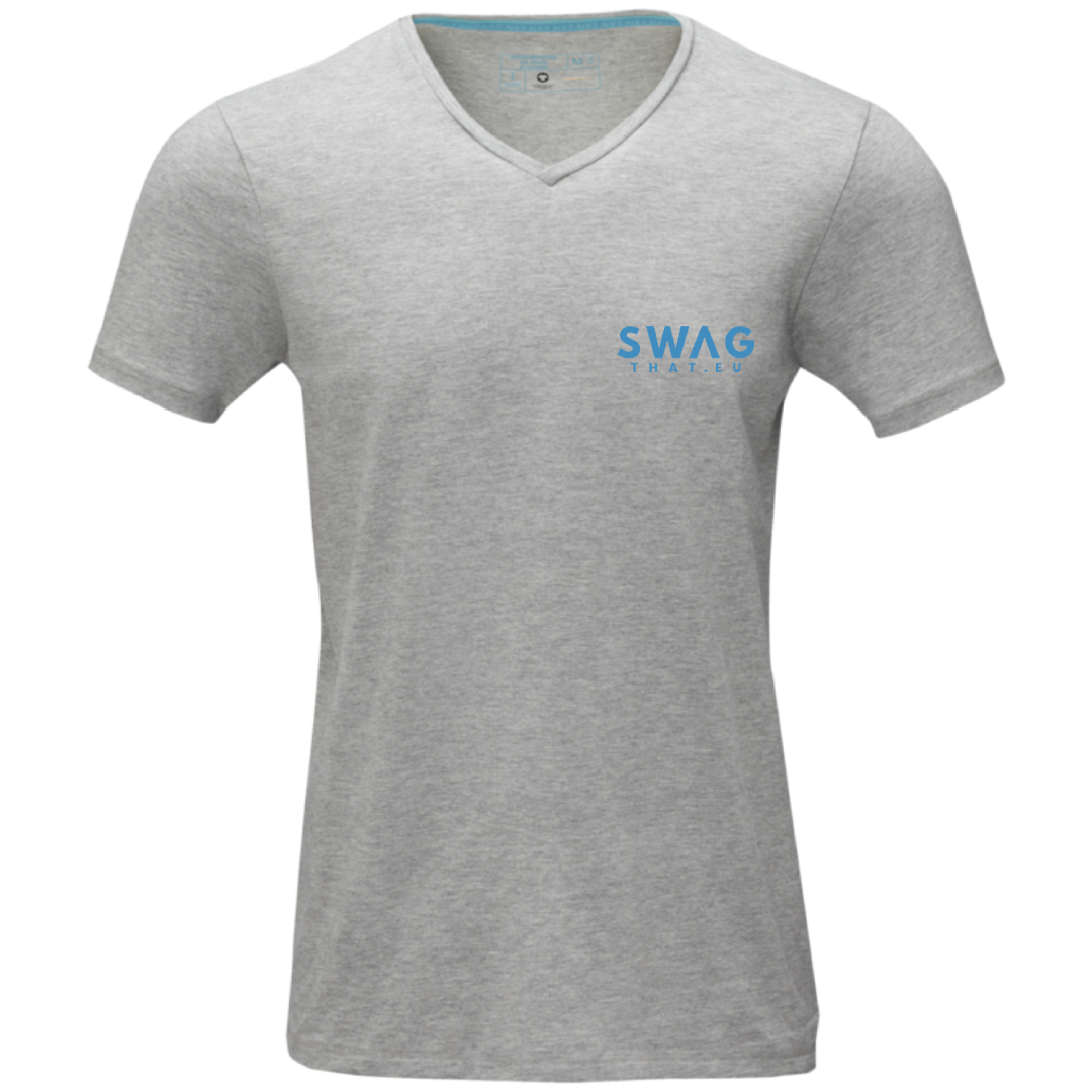 Kawartha short sleeve men's GOTS organic V-neck t-shirt