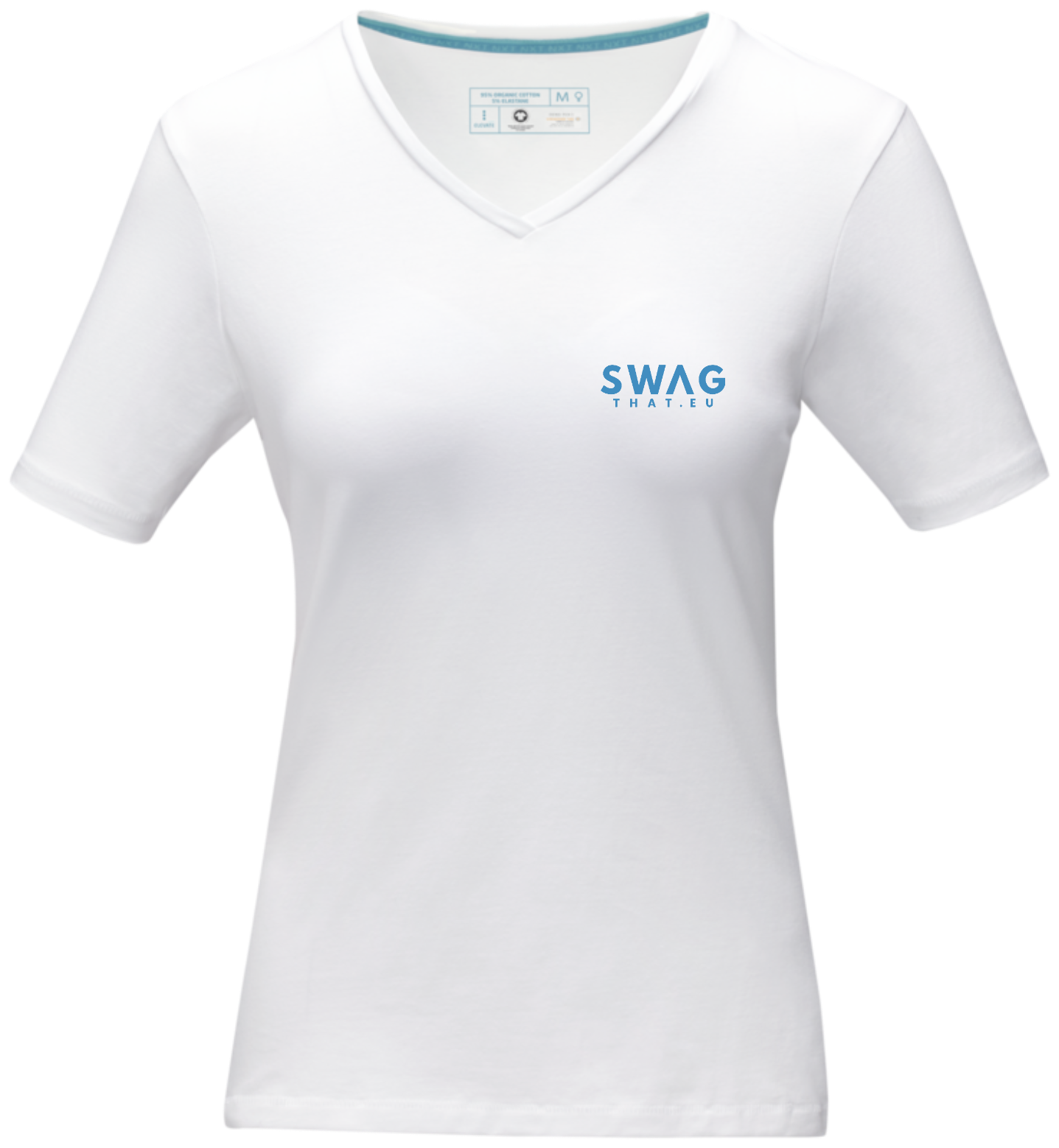 Kawartha short sleeve women's GOTS organic V-neck t-shirt