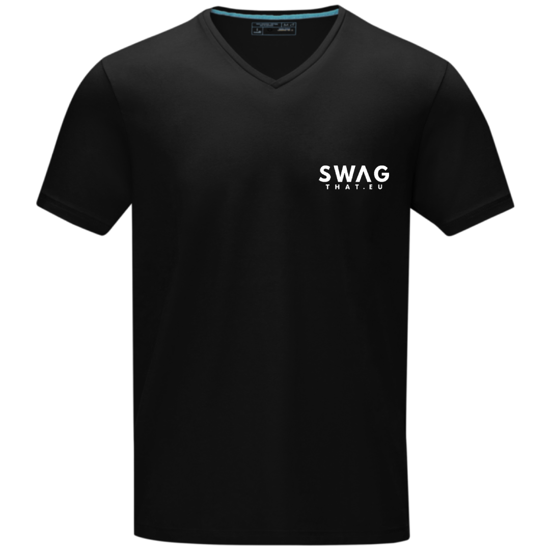 Kawartha short sleeve men's GOTS organic V-neck t-shirt