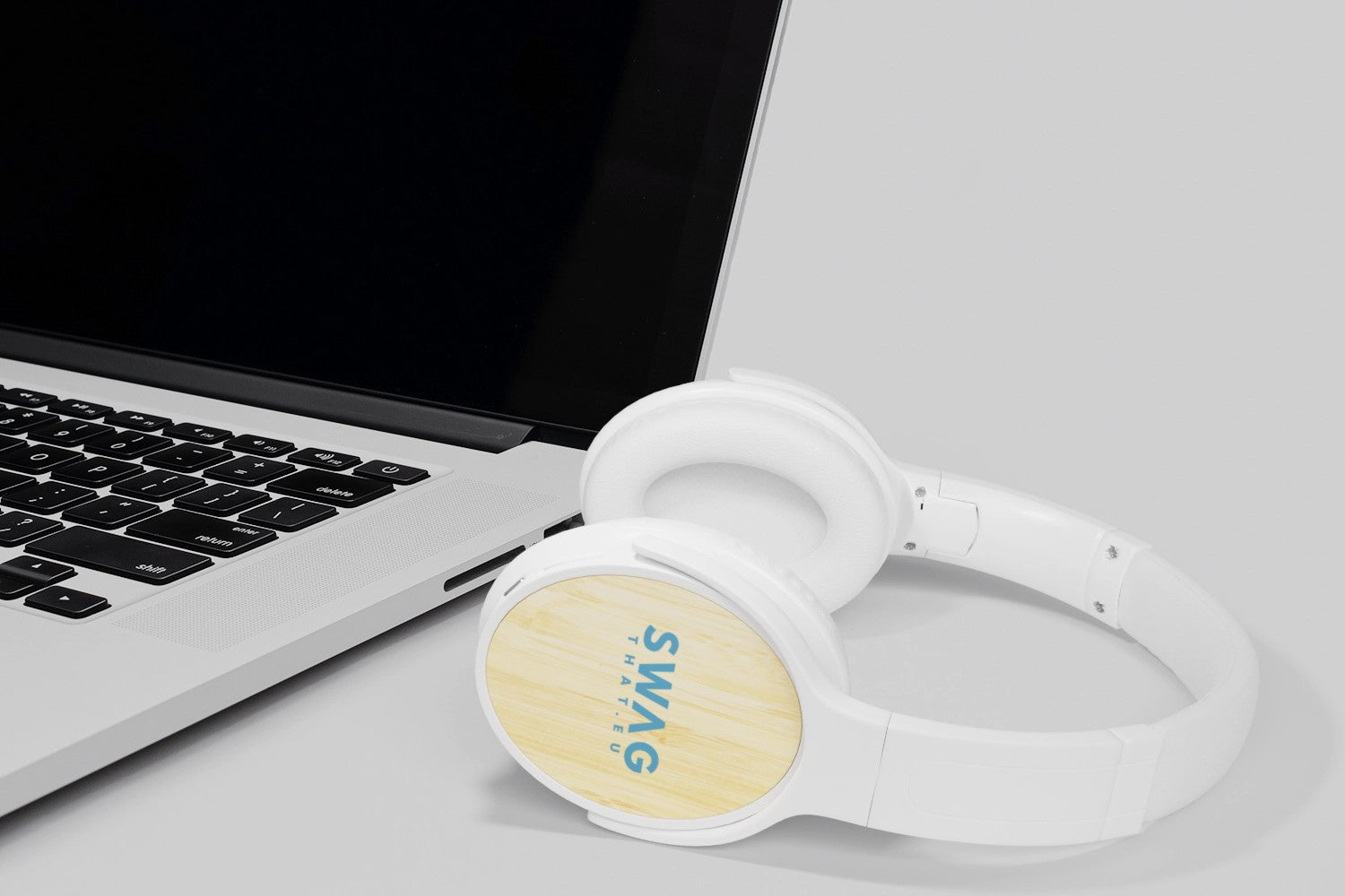 Bambusová Bluetooth® sluchátka Athos s mikrofonem