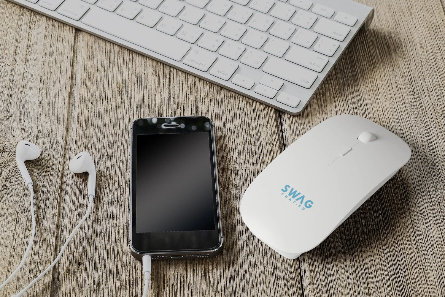 Menlo RCS recycled plastic wireless mouse