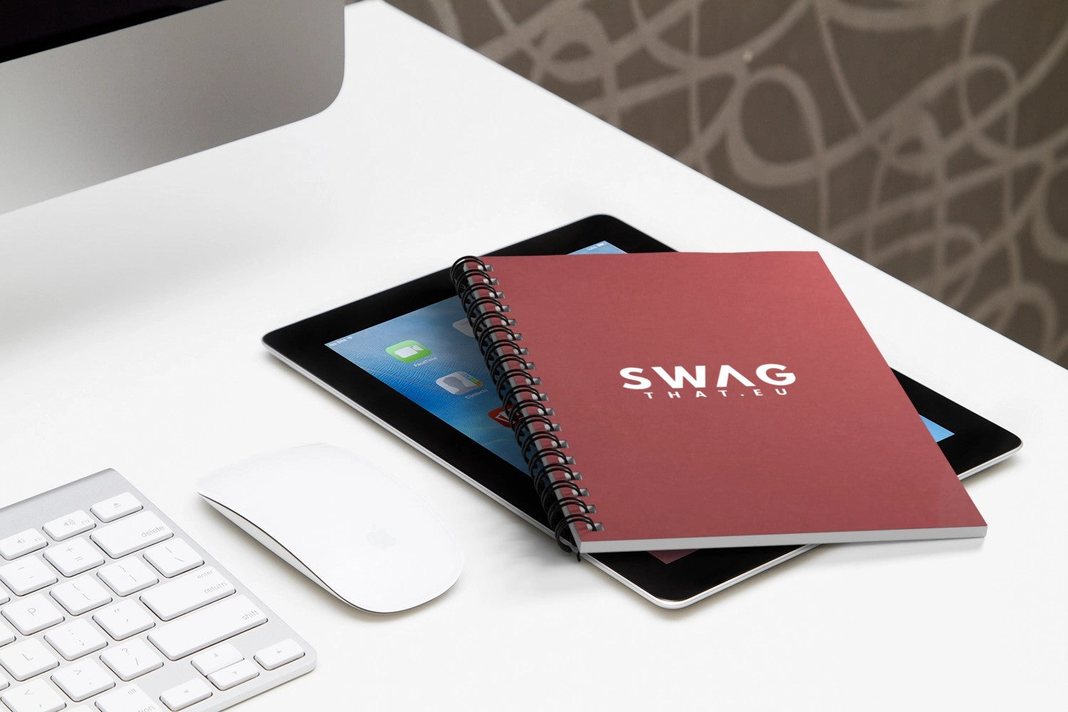 Desk-Mate® A6 colour spiral notebook