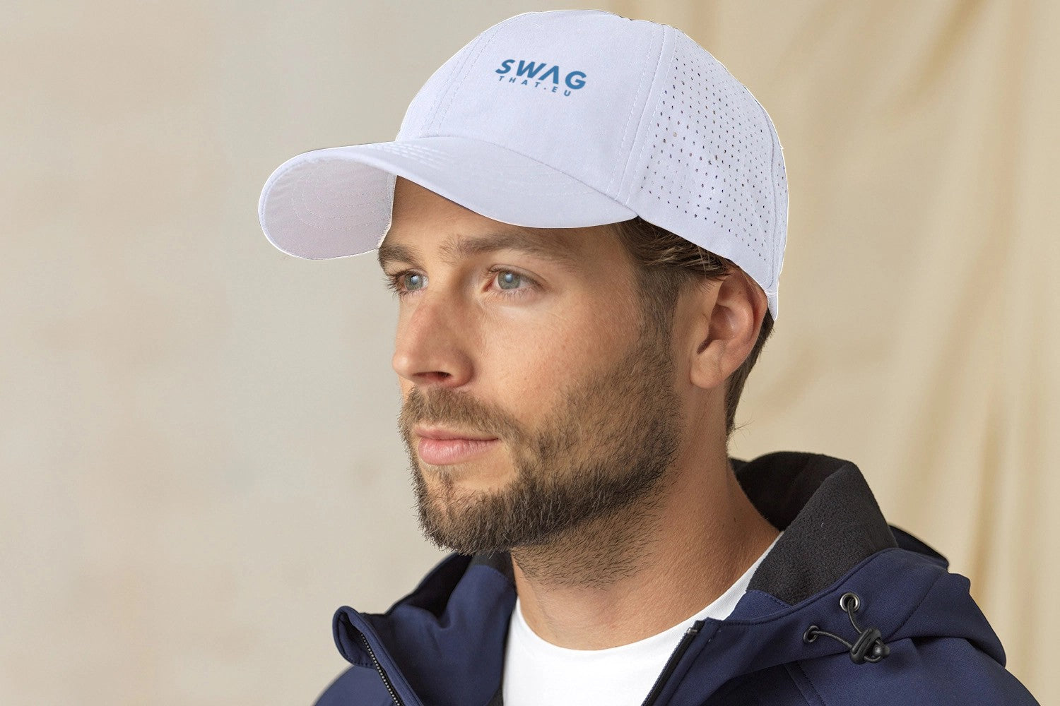 Mica 6 panel GRS recycled cool fit cap